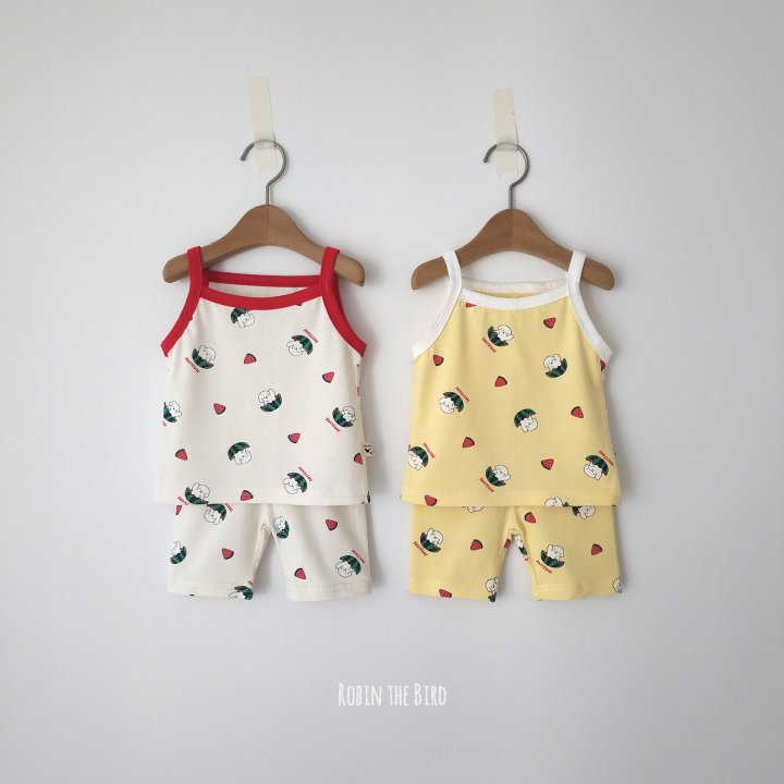 Saerobin - Korean Children Fashion - #minifashionista - Watermelon Strap Easywear - 8
