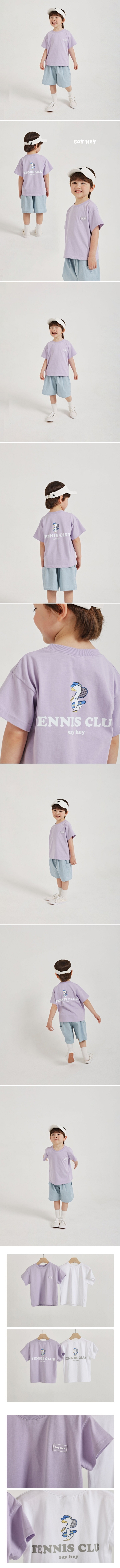 Say Hey - Korean Children Fashion - #kidzfashiontrend - Summer Tennis Club Tee - 2