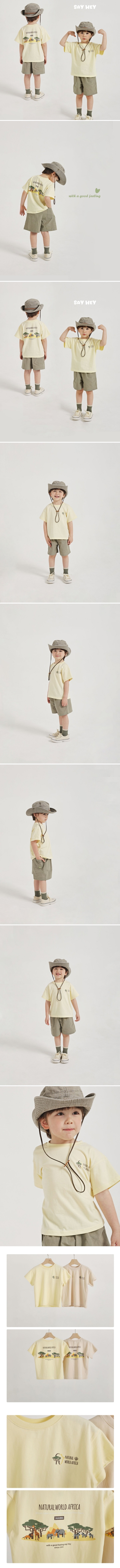 Say Hey - Korean Children Fashion - #littlefashionista - Savanna Tee - 2