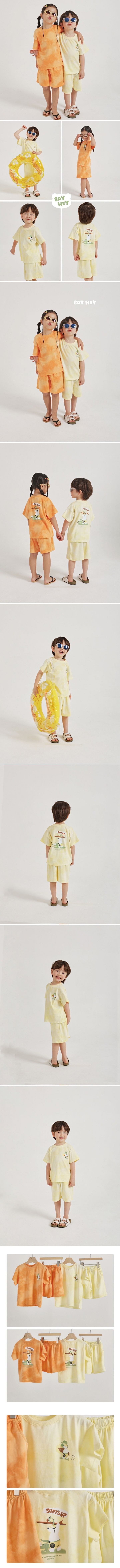 Say Hey - Korean Children Fashion - #toddlerclothing - Polar Surf-Up Set - 2