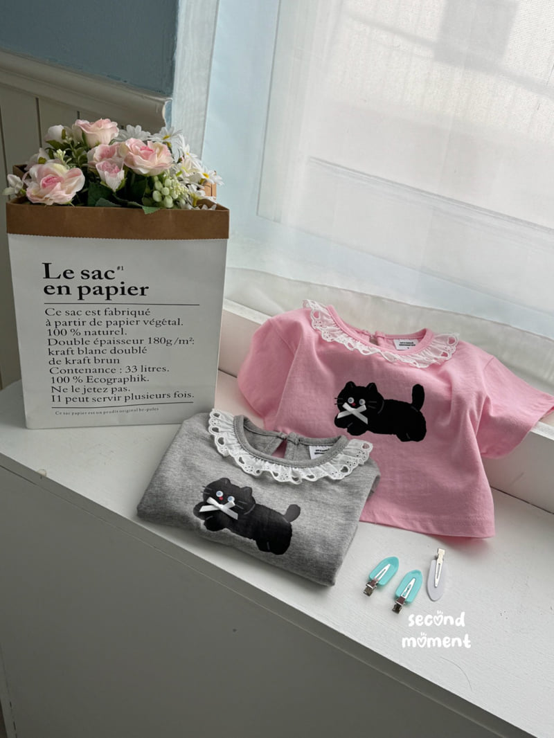 Second Moment - Korean Children Fashion - #Kfashion4kids - Cape Cat Tee - 3