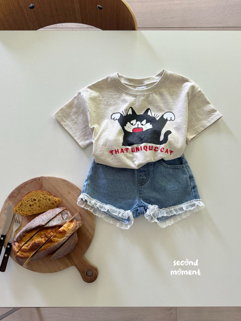 Second Moment - Korean Children Fashion - #Kfashion4kids - Angry Cat Tee - 7