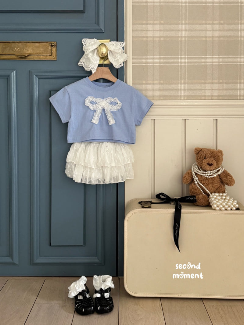 Second Moment - Korean Children Fashion - #Kfashion4kids - Lace Tiered Skirt - 7