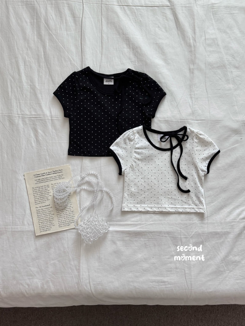 Second Moment - Korean Children Fashion - #childofig - Dot Tee