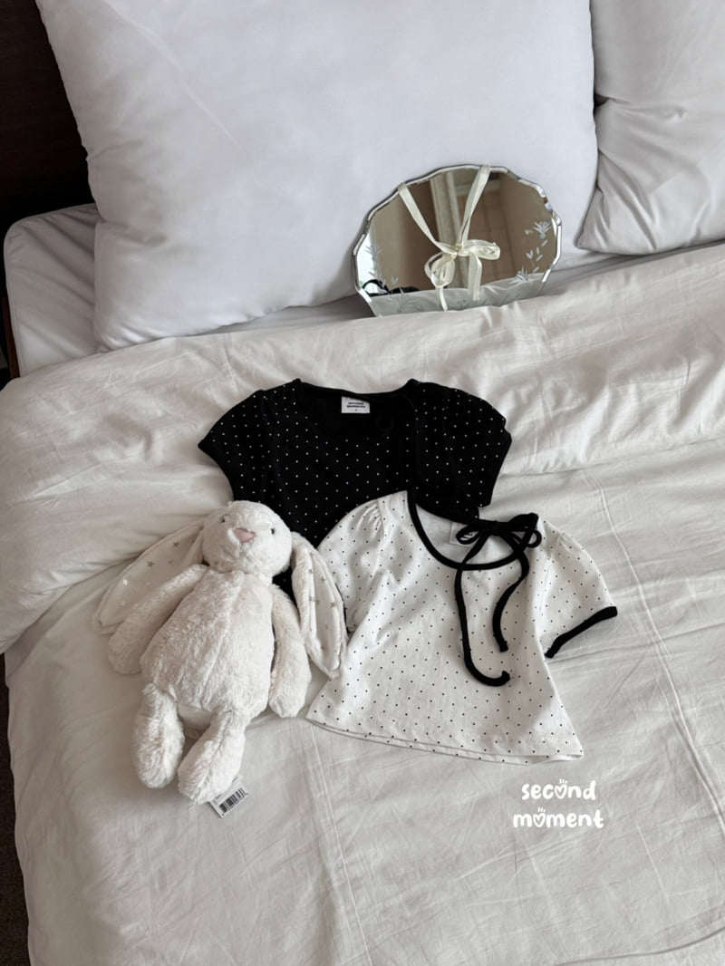 Second Moment - Korean Children Fashion - #childofig - Dot Tee - 2