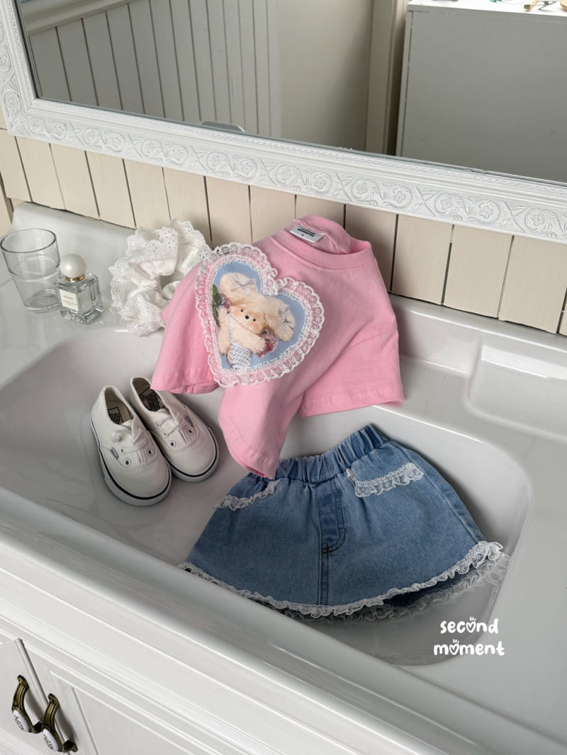 Second Moment - Korean Children Fashion - #childrensboutique - Honey Denim Skirt - 7