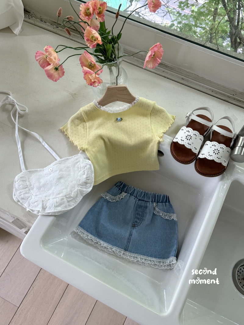 Second Moment - Korean Children Fashion - #discoveringself - Honey Denim Skirt - 9