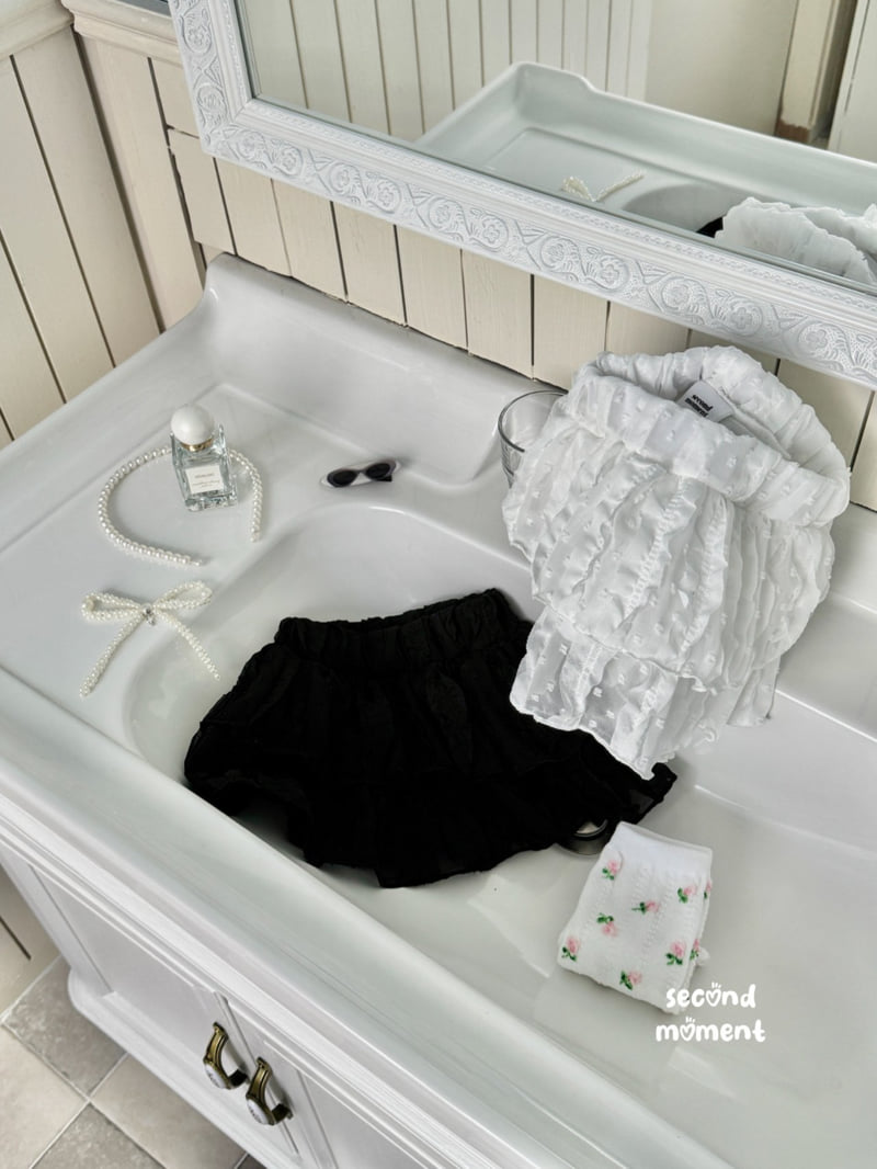 Second Moment - Korean Children Fashion - #discoveringself - Lace Tiered Skirt - 2