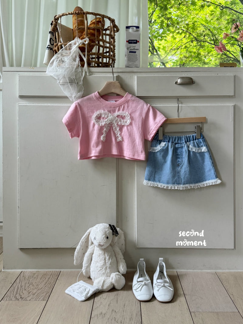 Second Moment - Korean Children Fashion - #fashionkids - Honey Denim Skirt - 10