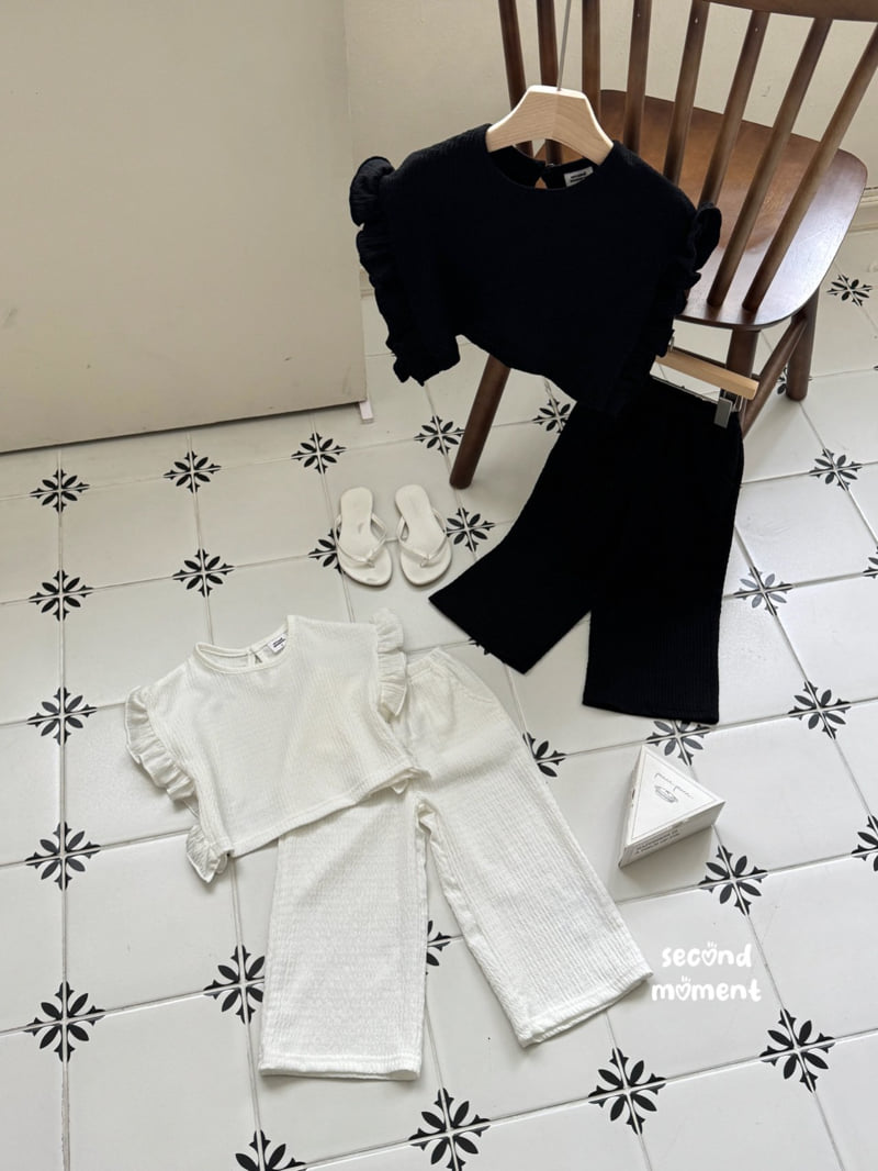 Second Moment - Korean Children Fashion - #fashionkids - Butter Frill Set - 2