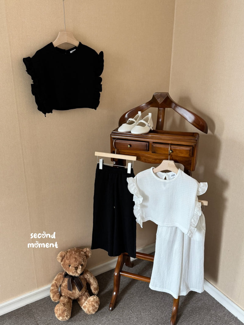 Second Moment - Korean Children Fashion - #kidsshorts - Butter Frill Set - 3