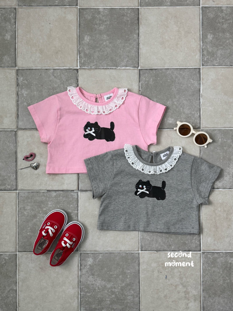 Second Moment - Korean Children Fashion - #kidsstore - Cape Cat Tee