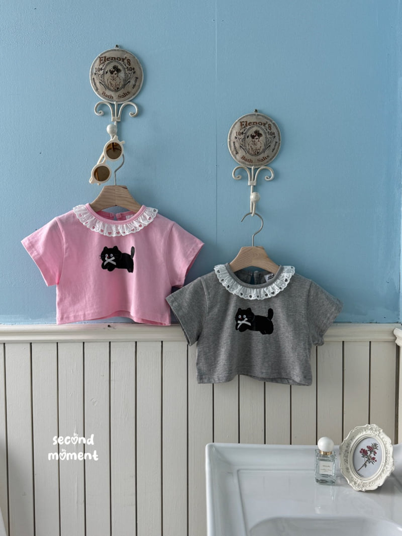 Second Moment - Korean Children Fashion - #kidzfashiontrend - Cape Cat Tee - 2