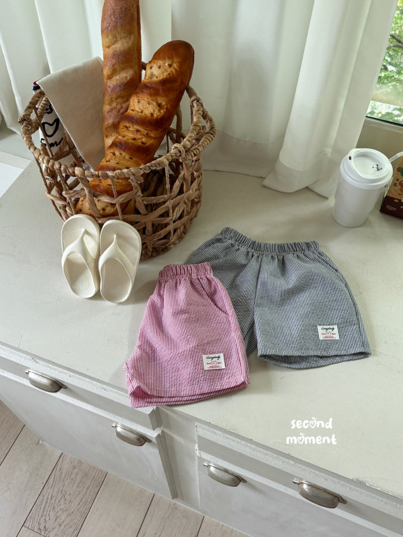 Second Moment - Korean Children Fashion - #kidzfashiontrend - Label Shorts