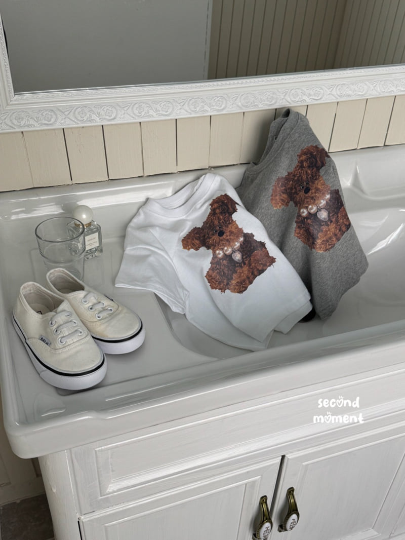 Second Moment - Korean Children Fashion - #kidzfashiontrend - Poodle Tee - 2