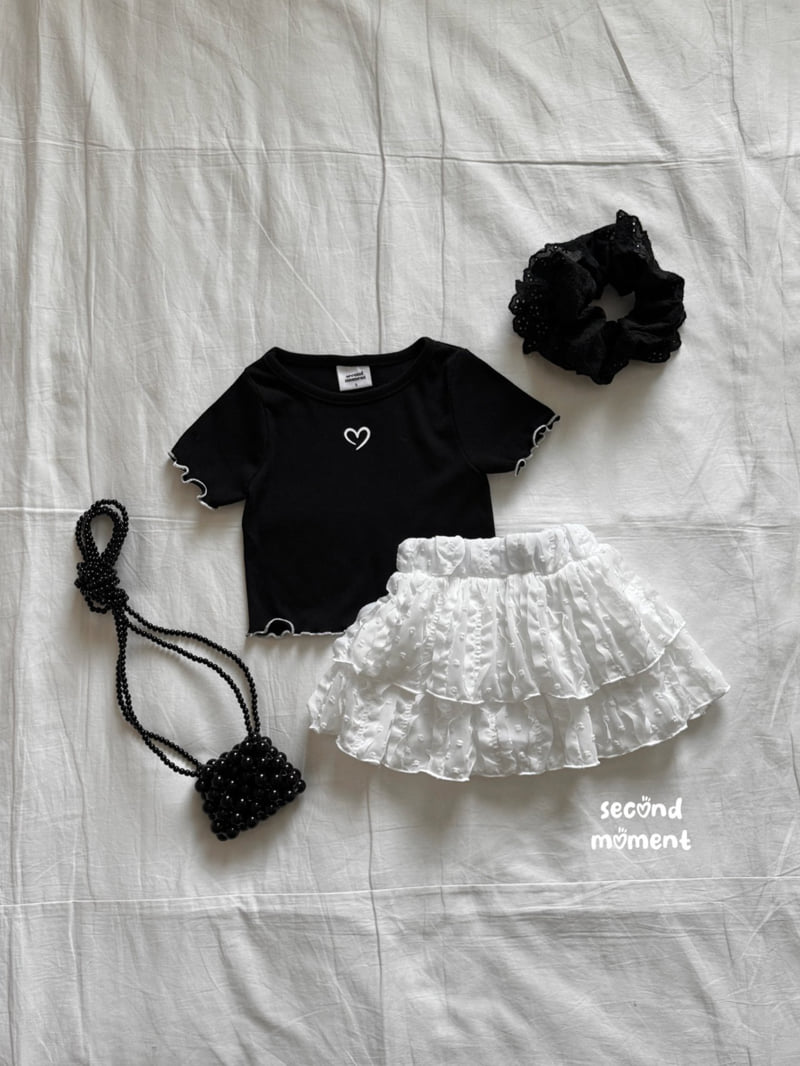 Second Moment - Korean Children Fashion - #littlefashionista - Lace Tiered Skirt - 8