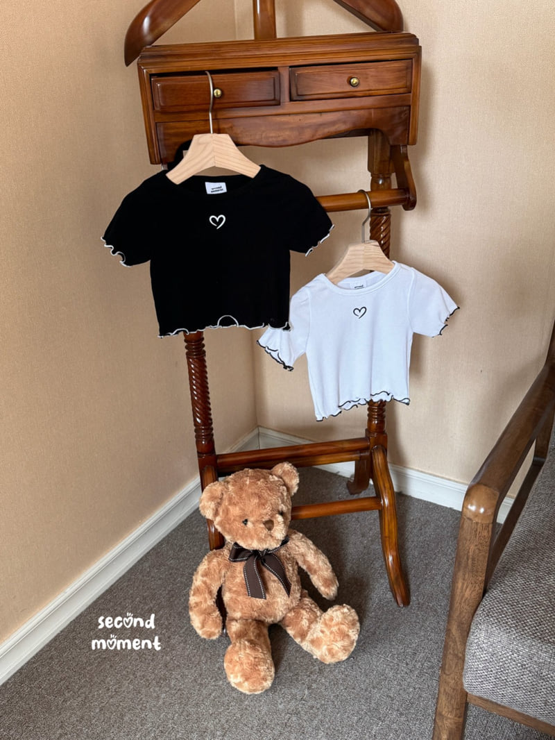 Second Moment - Korean Children Fashion - #magicofchildhood - Wave Heart Tee - 3