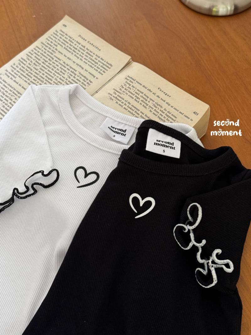 Second Moment - Korean Children Fashion - #magicofchildhood - Wave Heart Tee - 4