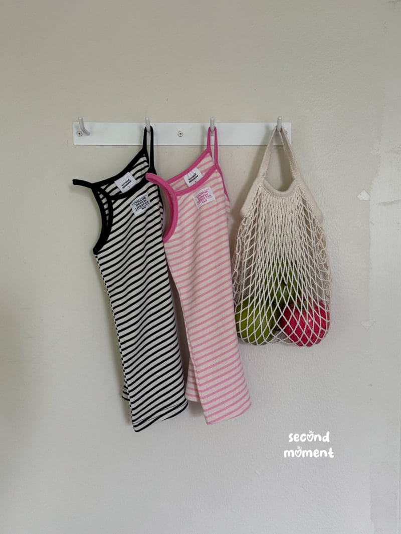 Second Moment - Korean Children Fashion - #prettylittlegirls - Label Stripe One-piece - 3