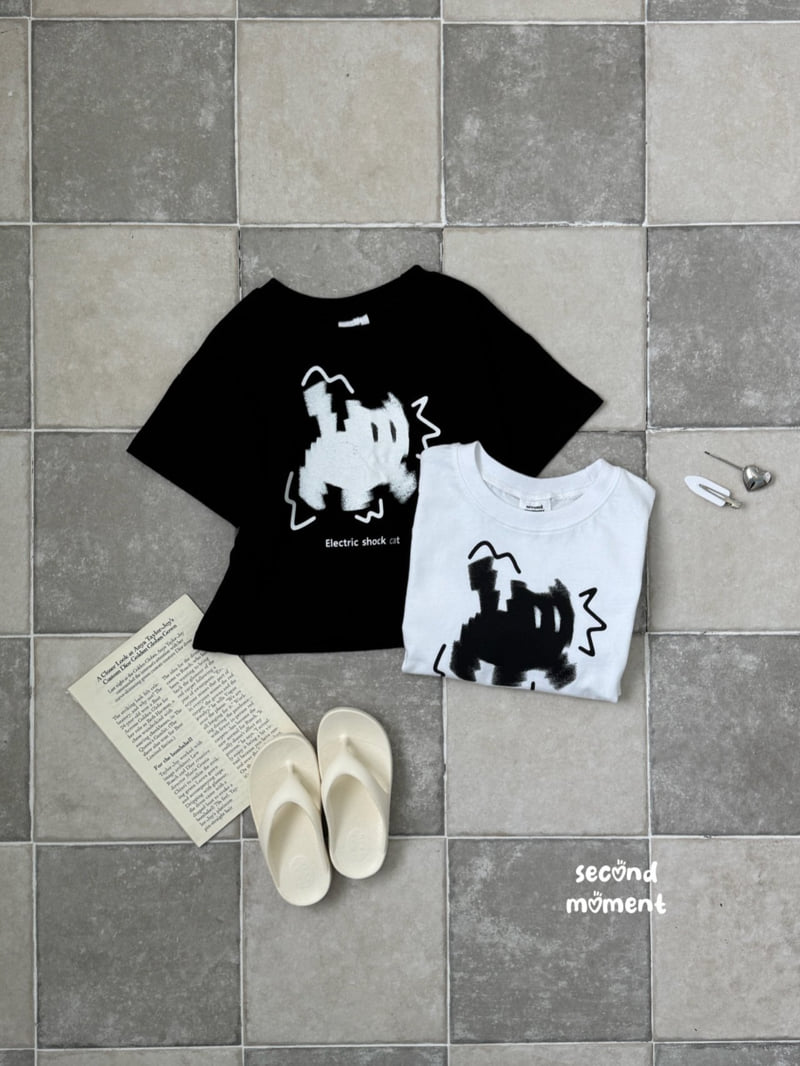 Second Moment - Korean Children Fashion - #prettylittlegirls - Cat Tee