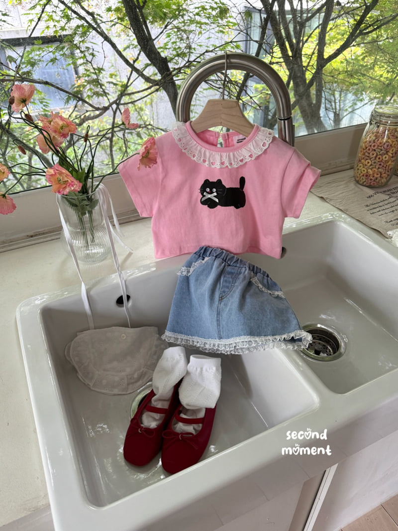 Second Moment - Korean Children Fashion - #stylishchildhood - Honey Denim Skirt - 5