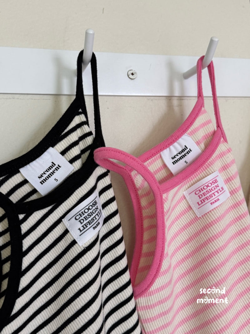 Second Moment - Korean Children Fashion - #toddlerclothing - Label Stripe One-piece - 5