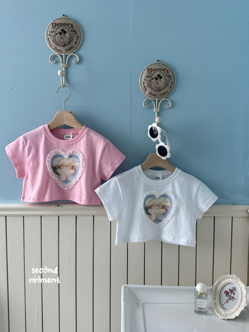 Second Moment - Korean Children Fashion - #toddlerclothing - Doll Heart Tee - 2