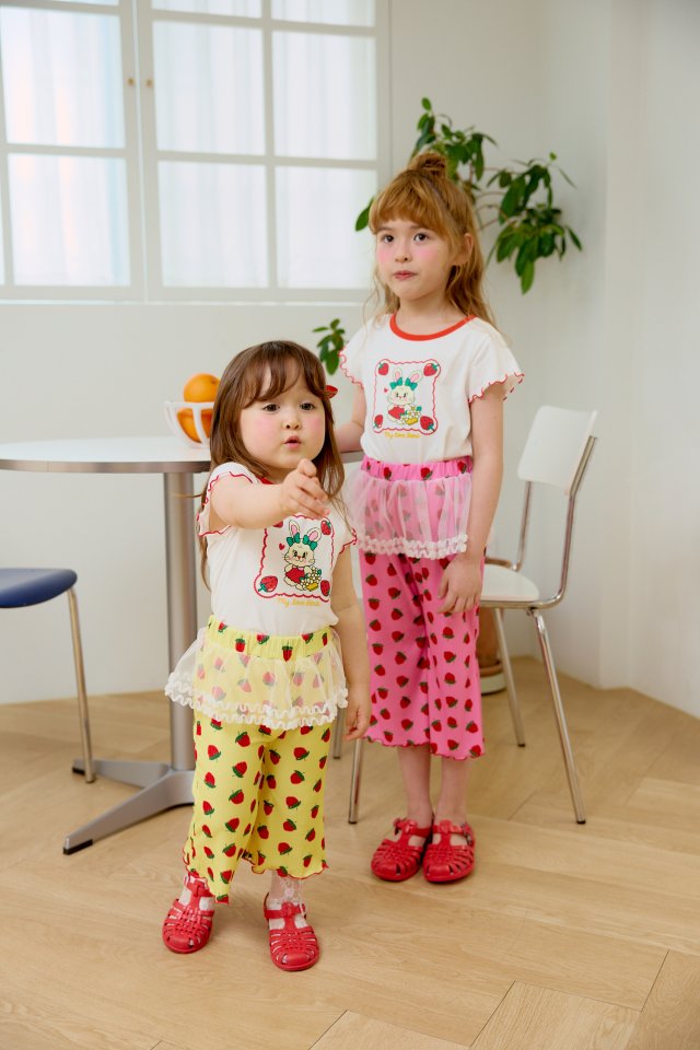 Sera - Korean Children Fashion - #designkidswear - Strawberry Picnic Set - 5
