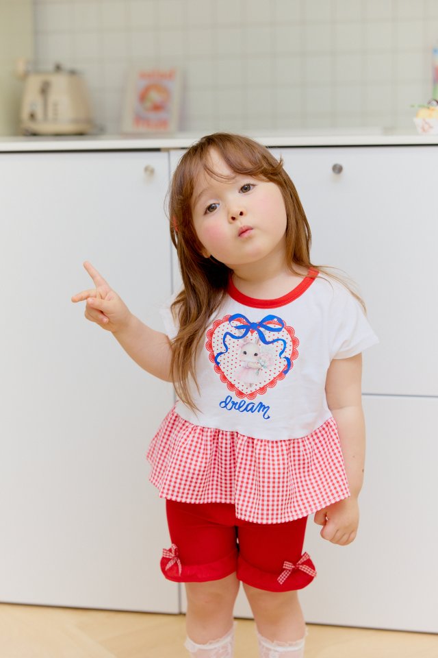 Sera - Korean Children Fashion - #discoveringself - Hem Check Set - 8