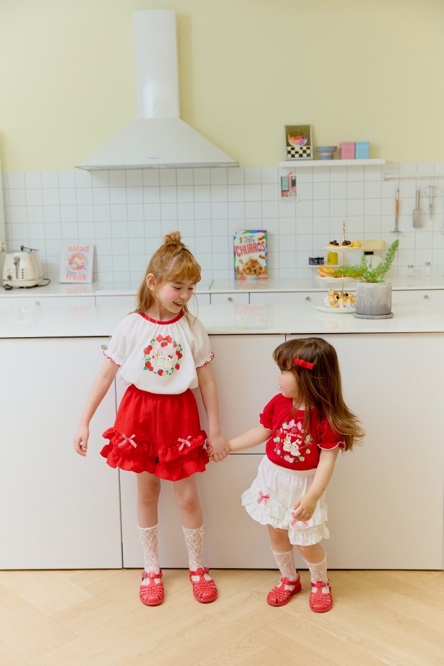 Sera - Korean Children Fashion - #discoveringself - Strawberry Blouse Set - 7