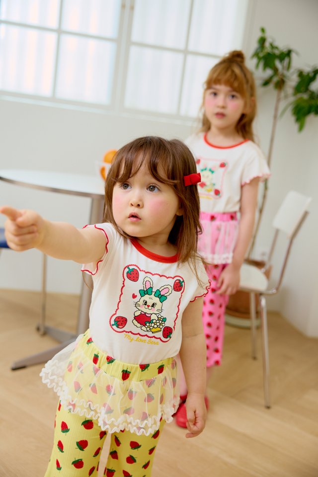 Sera - Korean Children Fashion - #discoveringself - Strawberry Picnic Set - 6