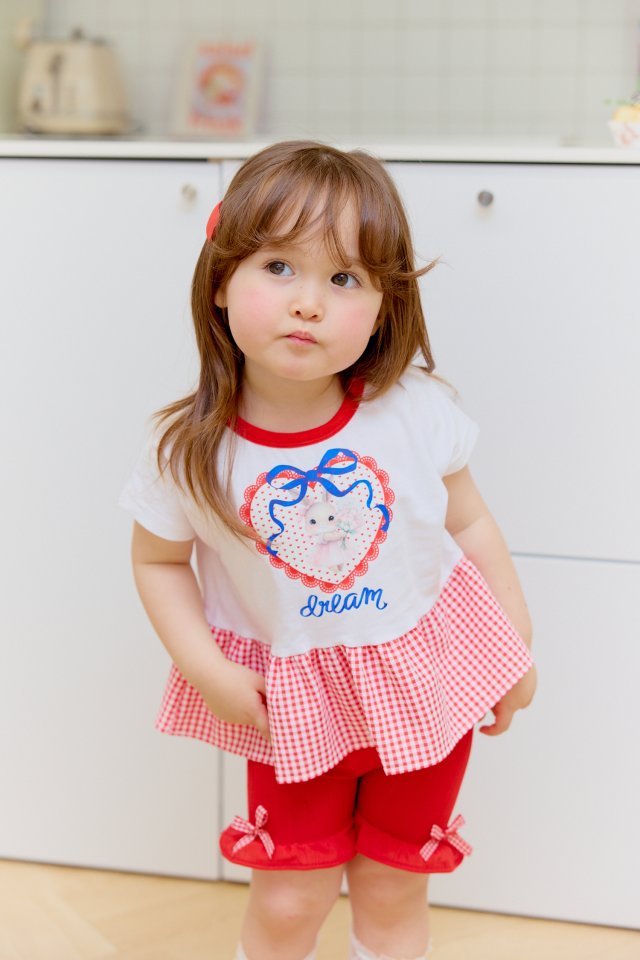 Sera - Korean Children Fashion - #kidsstore - Hem Check Set - 11