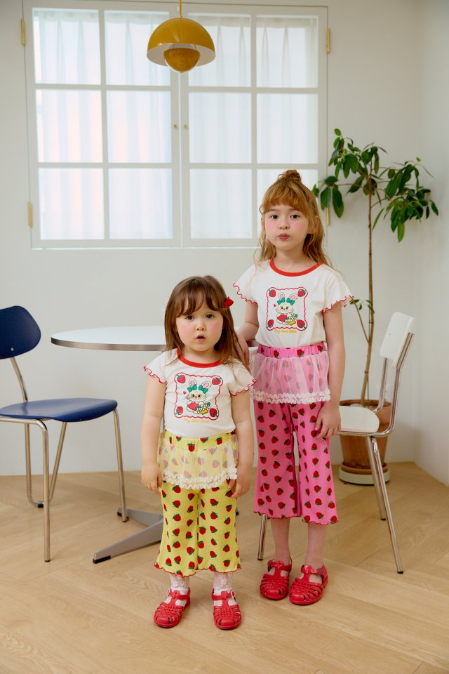 Sera - Korean Children Fashion - #kidsstore - Strawberry Picnic Set - 9