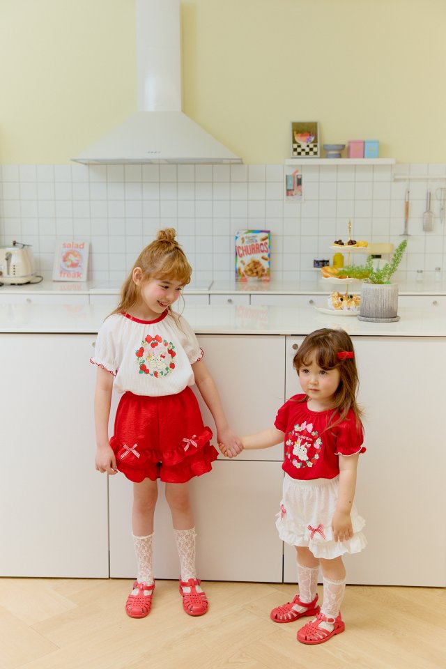 Sera - Korean Children Fashion - #kidzfashiontrend - Strawberry Blouse Set - 11