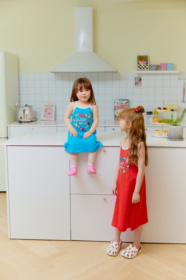 Sera - Korean Children Fashion - #kidzfashiontrend - Strawberry Strap One-piece - 8