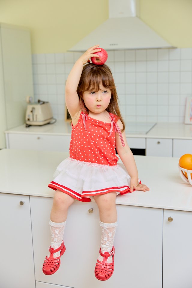 Sera - Korean Children Fashion - #todddlerfashion - Tulle Sleeveless Tee - 6