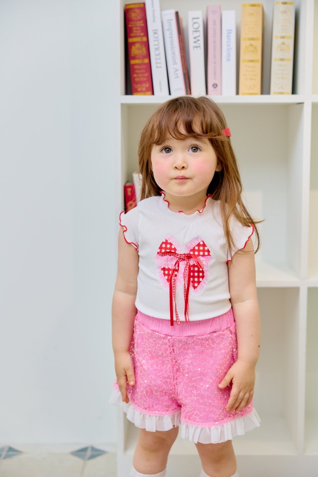 Sera - Korean Children Fashion - #toddlerclothing - Bling Bling Shorts - 12