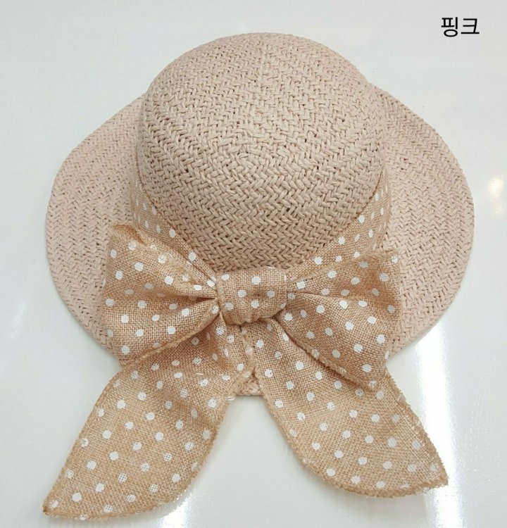 Shinseage Kids - Korean Baby Fashion - #babyboutique - Polka Dot Straw Hat - 3