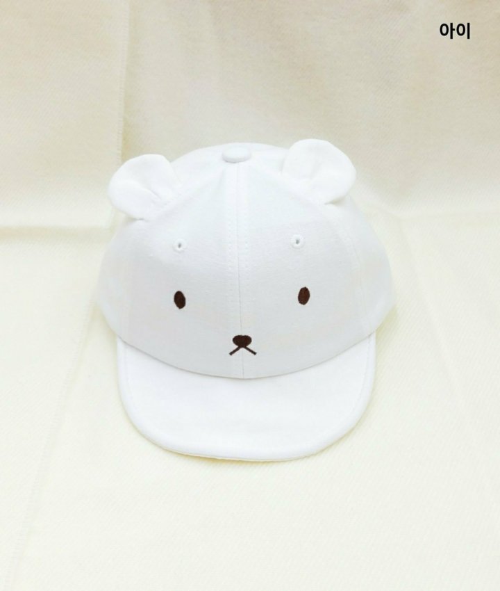 Shinseage Kids - Korean Baby Fashion - #babygirlfashion - Linen Bear Cap - 3