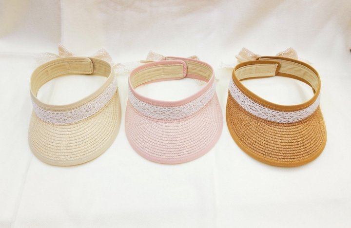 Shinseage Kids - Korean Baby Fashion - #babywear - Lace Straw Sun Cap