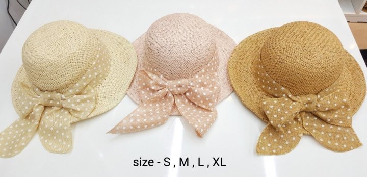 Shinseage Kids - Korean Baby Fashion - #onlinebabyboutique - Polka Dot Straw Hat