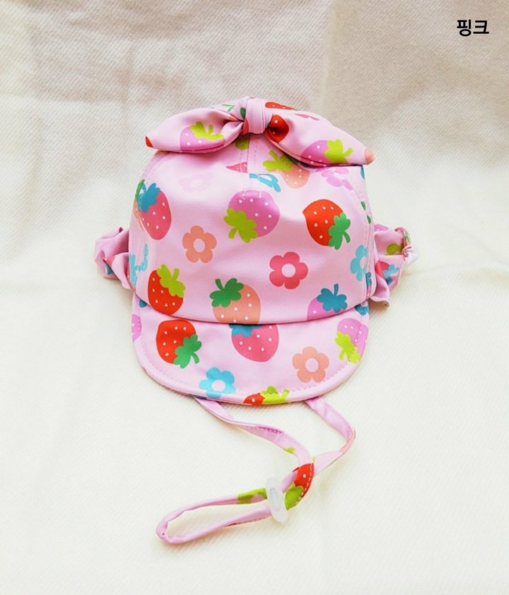 Shinseage Kids - Korean Baby Fashion - #onlinebabyboutique - Strawberry Swim Cap - 5