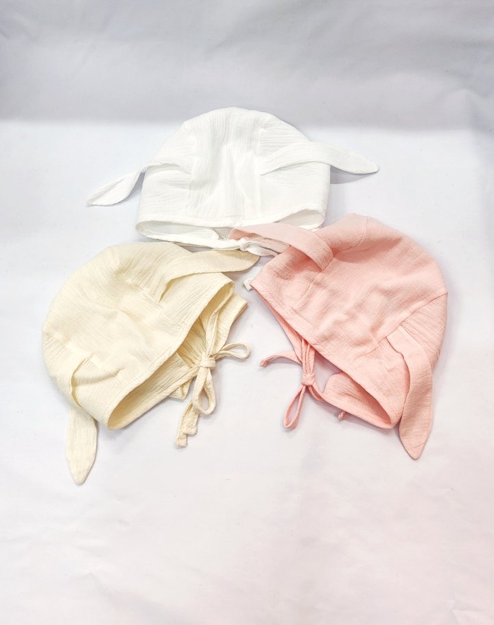 Shinseage Kids - Korean Baby Fashion - #onlinebabyboutique - Toddler Long Ears Bonnet