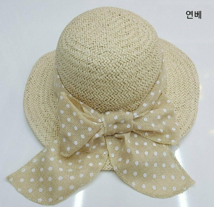 Shinseage Kids - Korean Baby Fashion - #onlinebabyshop - Polka Dot Straw Hat - 2