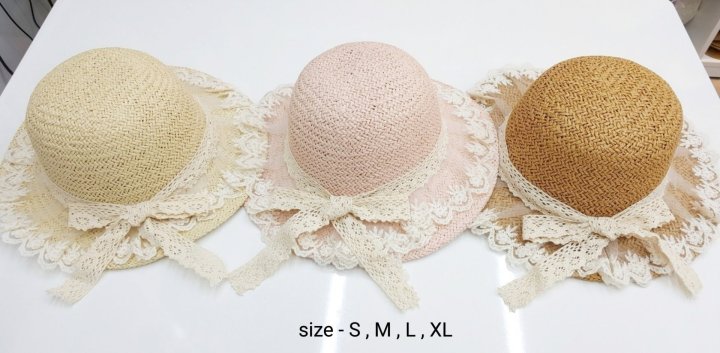 Shinseage Kids - Korean Baby Fashion - #onlinebabyshop - Lace Straw Hat
