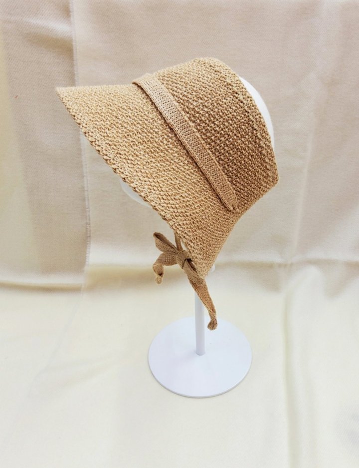 Shinseage Kids - Korean Children Fashion - #childofig - Crochet Straw Half Bonnet - 8
