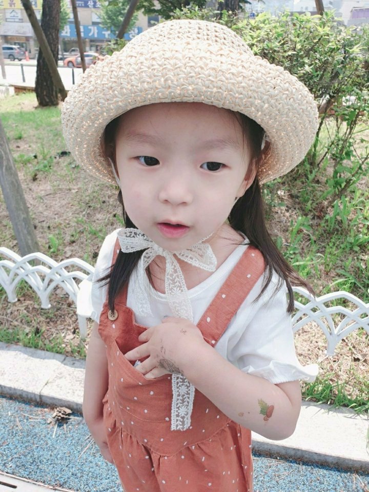 Shinseage Kids - Korean Children Fashion - #childrensboutique - Straw Lace Chaplin Hat - 3