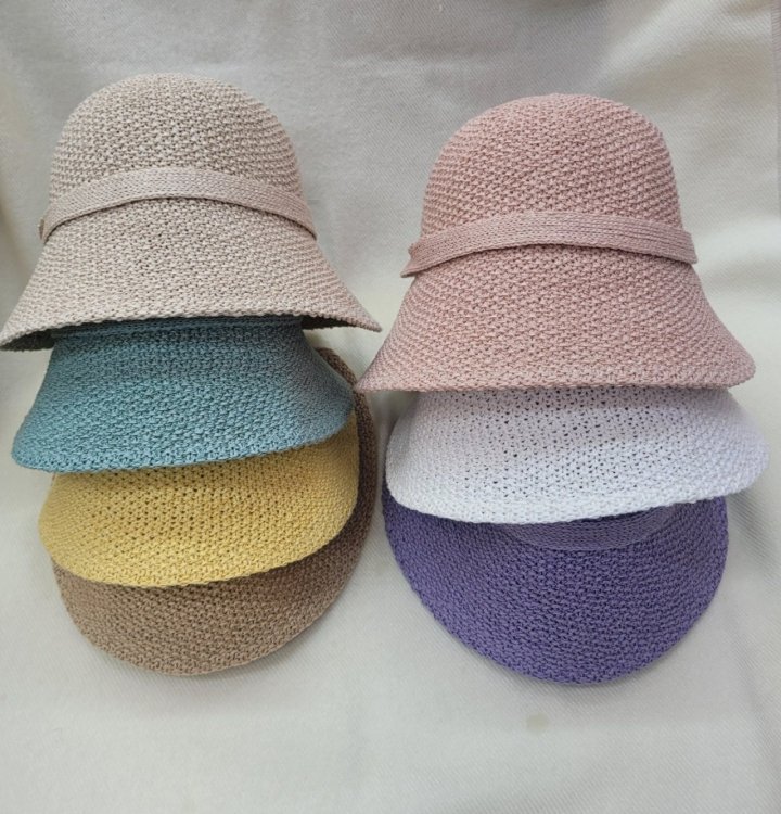 Shinseage Kids - Korean Children Fashion - #designkidswear - Crochet Straw Bonnet