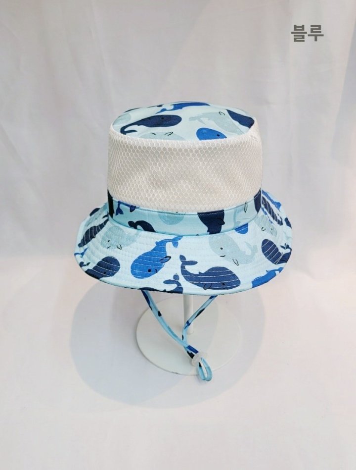 Shinseage Kids - Korean Children Fashion - #designkidswear - Whale Mesh Bucket Hat - 3