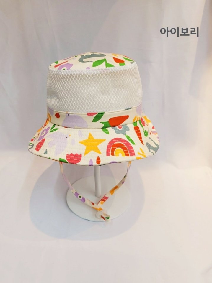 Shinseage Kids - Korean Children Fashion - #designkidswear - Flower Garden Mesh Bucket Hat - 2